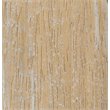 HomePop Round Transitional Faux Sheepskin Fabric Storage Ottoman in Cream