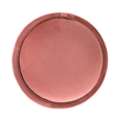 HomePop Round Transitional Velvet Upholstered Storage Ottoman in Blush Pink