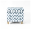 HomePop Square Transitional Fabric Storage Ottoman in Multi-Color