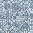 HomePop Round Transitional Fabric Storage Ottoman in Indigo Blue