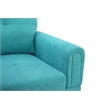 Star Home Living Marseille Linen Fabric Sectional Sofa Set in Green