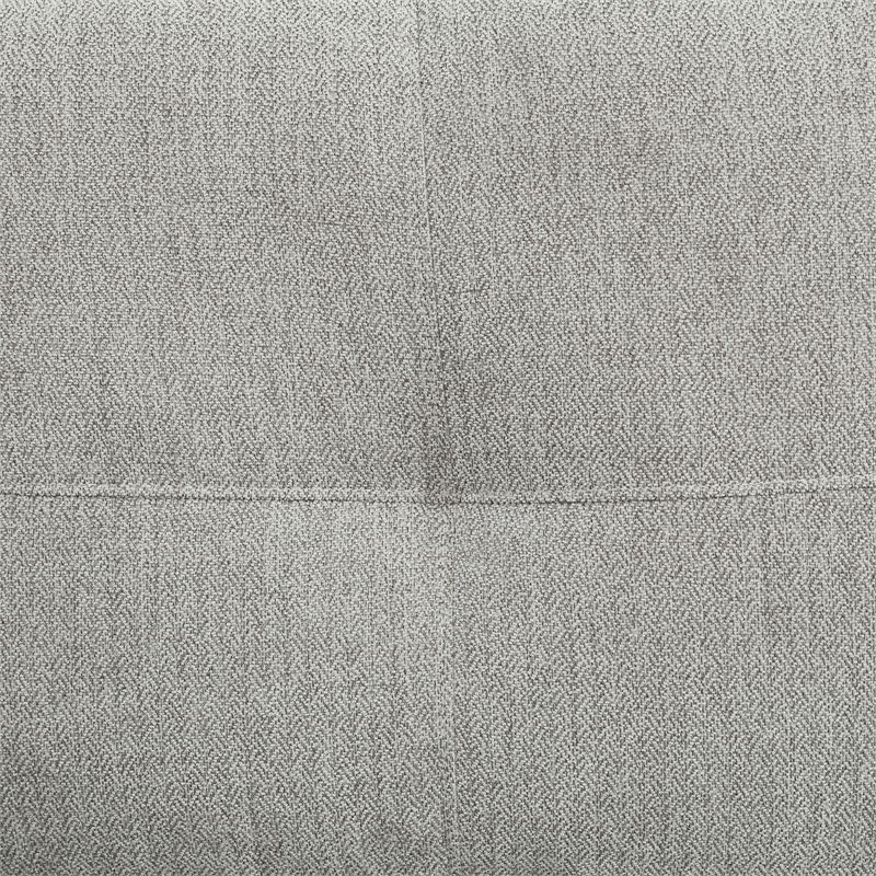 Star Home Living Corp Tracy Flannelette Fabric Left Facing Sectional in Gray