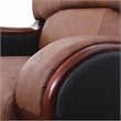 Star Home Living 2 Pieces Genuine Leather Living Room Set in Brown