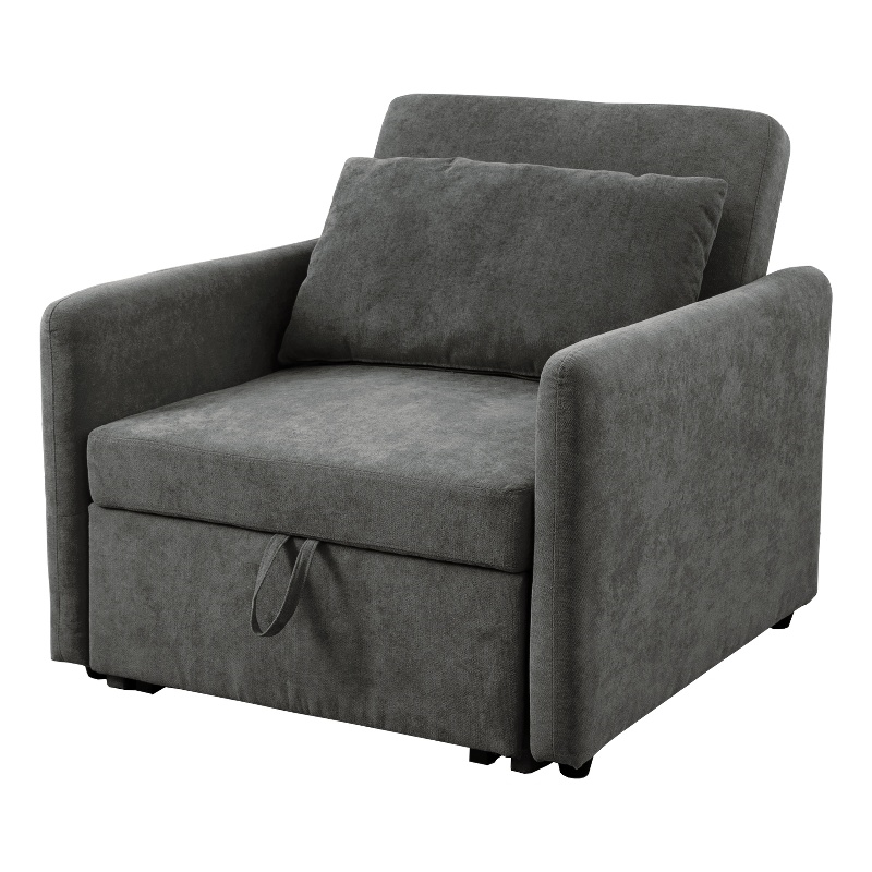 Star Home Living Gray Flannelette Standard Recliner