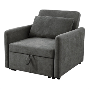 Star Home Living Gray Flannelette Standard Recliner