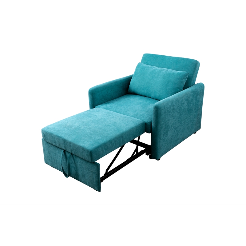 Star Home Living Sea Green Flannelette Standard Recliner