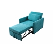Star Home Living Sea Green Flannelette Standard Recliner