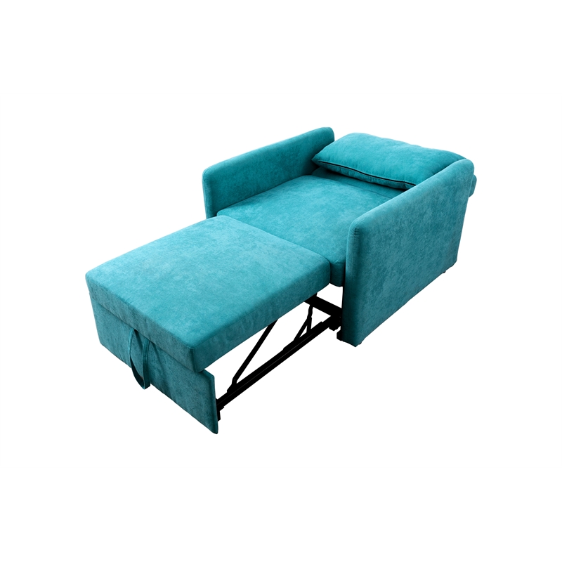Star Home Living Sea Green Flannelette Standard Recliner