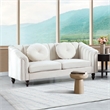 FUOROLA Mirando 2 Piece Living Room Set white