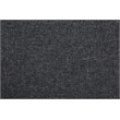 Starhome L Shaped Black Gray Couch with Ottoman(Pillows Included) Microfiber