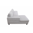 Starhome L Shaped Gray linen fabric 2-Piece Couch Living Room Sofa Set