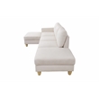 Star Home Living Jack Sectional Sofa Cream White