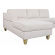 Star Home Living Jack Sectional Sofa Cream White