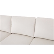 Star Home Living Jack Sectional Sofa Cream White