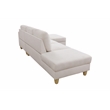 Starhome L Shaped White Microfiber 2-Piece Couch Living Room Sofa Set