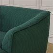 Star Home Living Corp 3-Piece Modern Microfiber Sofa Set in Dark Green