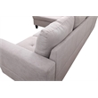 Star Home Living Sofia Sectional Light Gray