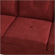 Starhome living La venta 2 piece sectional sofa Red Material-Flannelette