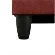Starhome living La venta 2 piece sectional sofa Red Material-Flannelette