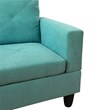 Starhome living La venta 2 piece sectional sofa Ocean Green Material-Flannelette