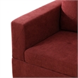 Starhome living La venta 2 piece sectional sofa Red Material-Flannelette
