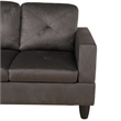Starhome living La venta 2 piece sectional sofa  Chocolate Material-Microfiber