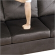 Starhome living La venta 2 piece sectional sofa  Chocolate Material-Microfiber