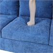 Star Home Living Corp Chris Microfiber Fabric Left Facing Sectional