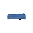 Star Home Living Corp Chris Microfiber Fabric Left Facing Sectional