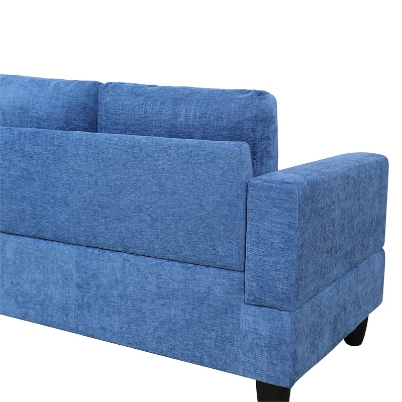 Star Home Living Corp Chris Microfiber Fabric Right Facing Sectional