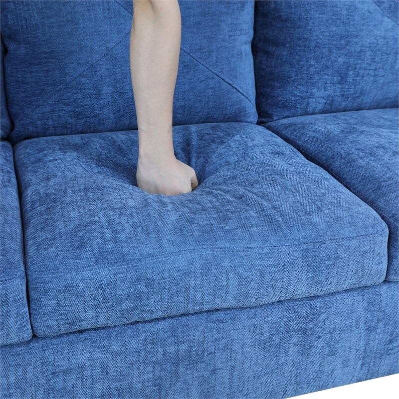Star Home Living Corp Chris Microfiber Fabric Right Facing Sectional
