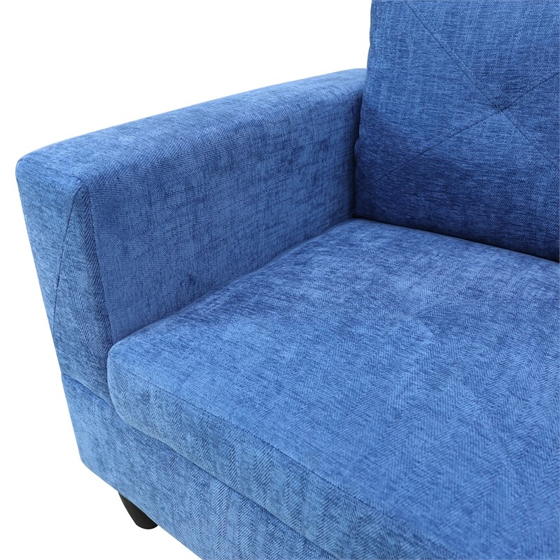 Star Home Living Corp Chris Microfiber Fabric Right Facing Sectional