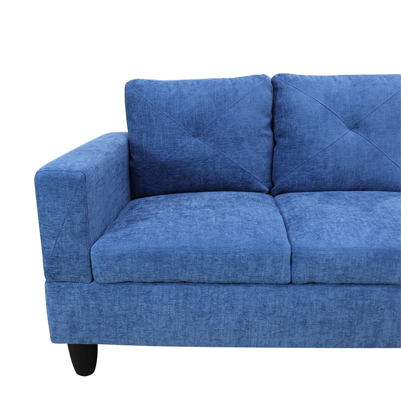 Star Home Living Corp Chris Microfiber Fabric Right Facing Sectional