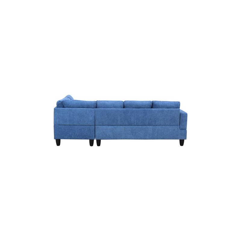 Star Home Living Corp Chris Microfiber Fabric Right Facing Sectional