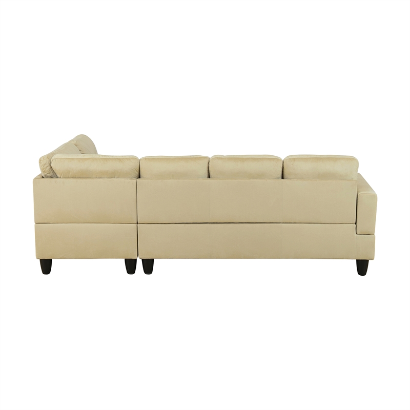 Star Home Living Corp Chris Microfiber Fabric Right Facing Sectional