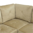 Star Home Living Corp Chris Microfiber Fabric Right Facing Sectional