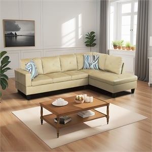 Star Home Living Corp Chris Microfiber Fabric Right Facing Sectional