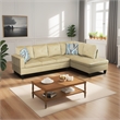 Star Home Living Corp Chris Microfiber Fabric Right Facing Sectional