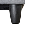 Star Home Living Corp Chris Microfiber Fabric Left Facing Sectional Grey Color