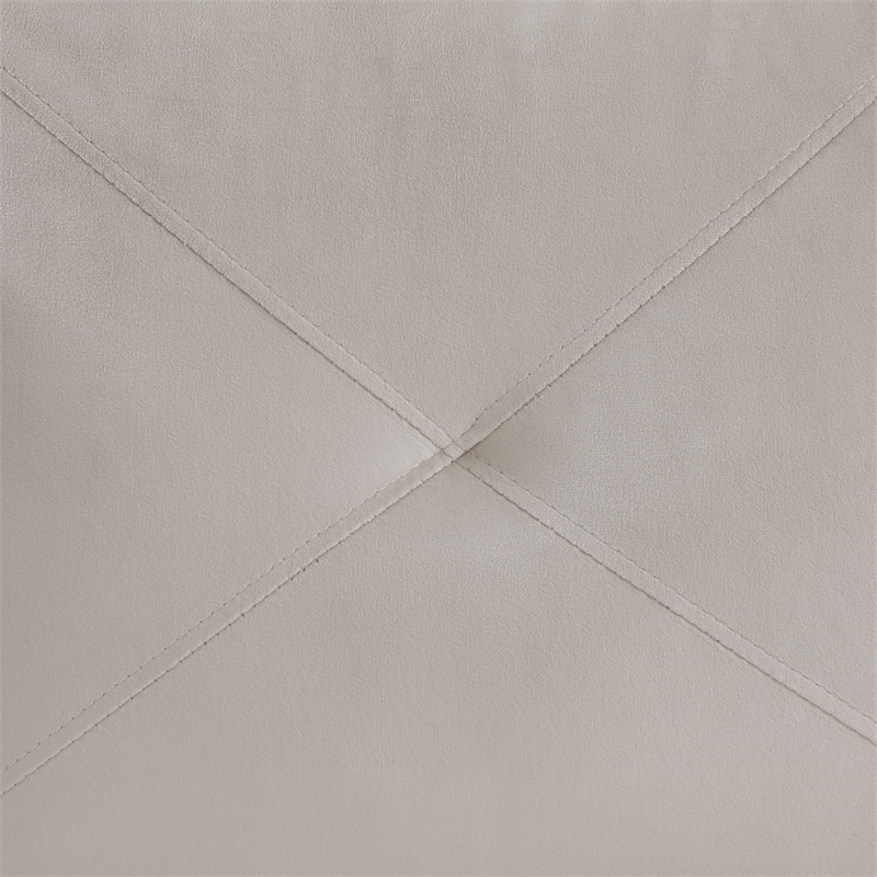 Star Home Living Corp Chris Microfiber Fabric Right Facing Sectional White Color