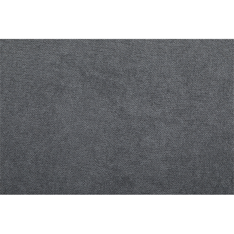 Star Home Living Corp Chris Microfiber Fabric Left Facing Sectional Dark Gray