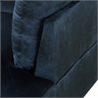 Star Home Living Corp Chris Microfiber Fabric Right Facing Sectional Black