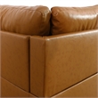 Star Home Living Corp Chris Faux Leather Right Facing Sectional Ginger