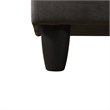 Star Home Living Corp Chris Faux Leather Right Facing Sectional Grey