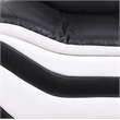 Beverly Fine Furniture 2 Piece Set Multicolor Black white Faux Leather