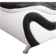 Beverly Fine Furniture 3 Piece Set Multicolor Black white Faux Leather