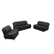 Beverly Fine Furniture 3 Piece Set Multicolor Black   Faux Leather