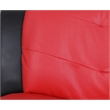 Beverly Fine Furniture 2 Piece Set Multicolor Black & Red Faux Leather