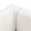Rockport Modular White Microfiber 6-Piece Living Room Sofa Set
