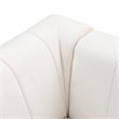 Rockport Modular White Microfiber 6-Piece Living Room Sofa Set